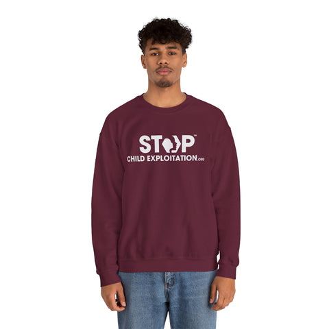 Stop Child Exploitation | Awareness | Adult Crewneck Sweatshirt