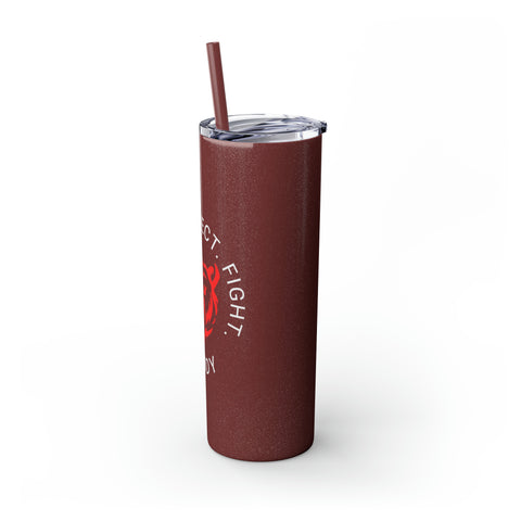 Daddy Bear | Lifestyle | Skinny Tumbler with Straw, 20oz