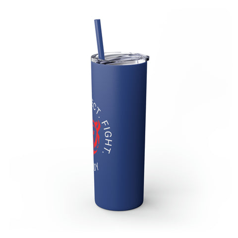 Daddy Bear | Lifestyle | Skinny Tumbler with Straw, 20oz