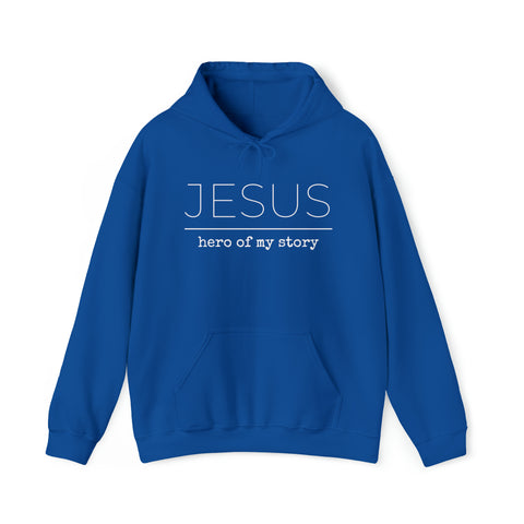 Jesus Hero | Christian | Adult Hooded Sweatshirt