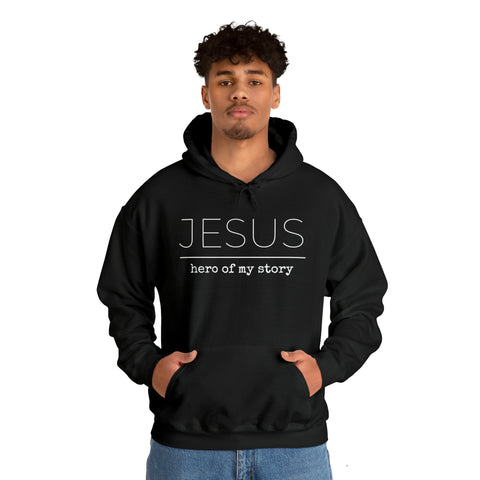 Jesus Hero | Christian | Adult Hooded Sweatshirt