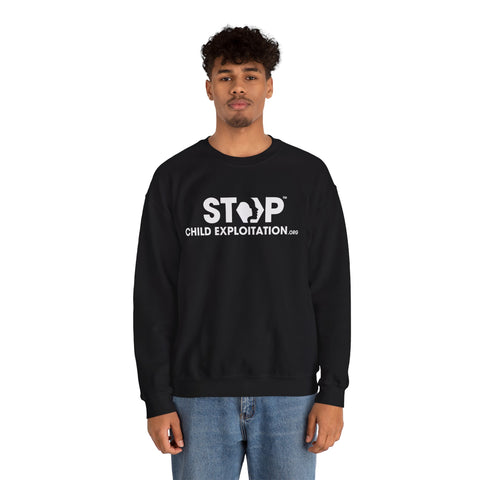 Stop Child Exploitation | Awareness | Adult Crewneck Sweatshirt