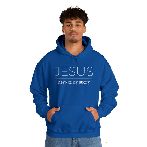 Jesus Hero | Christian | Adult Hooded Sweatshirt