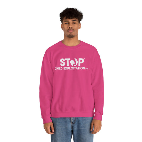 Stop Child Exploitation | Awareness | Adult Crewneck Sweatshirt