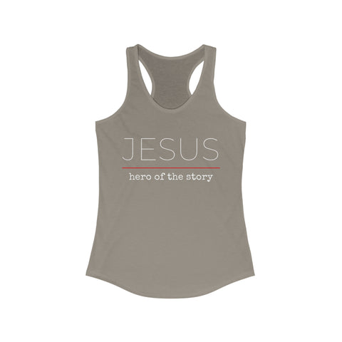 Jesus Hero | Christian | Women's Ideal Racerback Tank