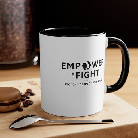 Empower the Fight | stopchildexploitation.org | Coffee Mug, 11oz