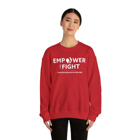 Empower the Fight | stopchildexploitation.org | Crewneck Sweatshirt