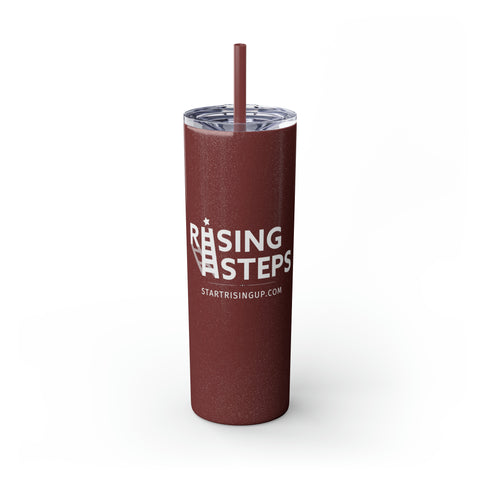 Rising Steps | startrisingup.com | Skinny Tumbler with Straw, 20oz